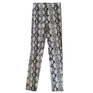 Garage high waisted snakeskin print ankle skinny  leggings pants size Small